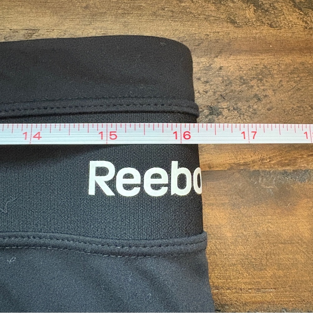 Reebok Crop Workout Leggings 21" Inseam Womens XL Gym Strength Training Running - Picture 5 of 10